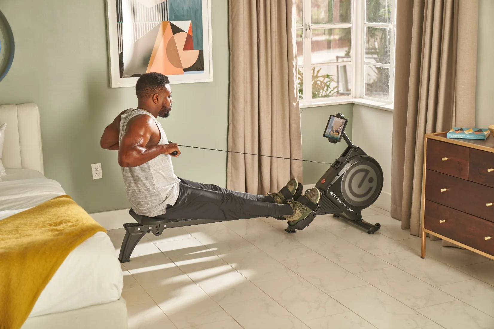 Sport Exercise Rower with 32 Levels of Magnetic Resistance with 90 Day Free Premier Membership ($105 Value) - Image 10