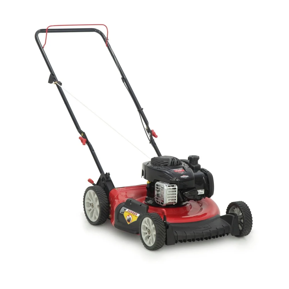 TROY BILT 21 140cc Gas Powered Push Walk - Behind Mower, Triaction Cutting System
