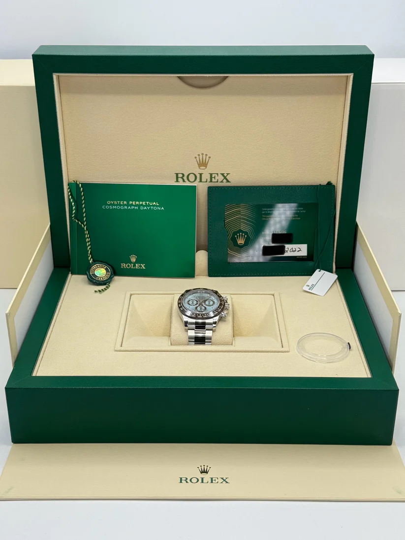 [Super Clone]Rolex Daytona 40mm Platinum Ice Blue Dial  m126506-0001