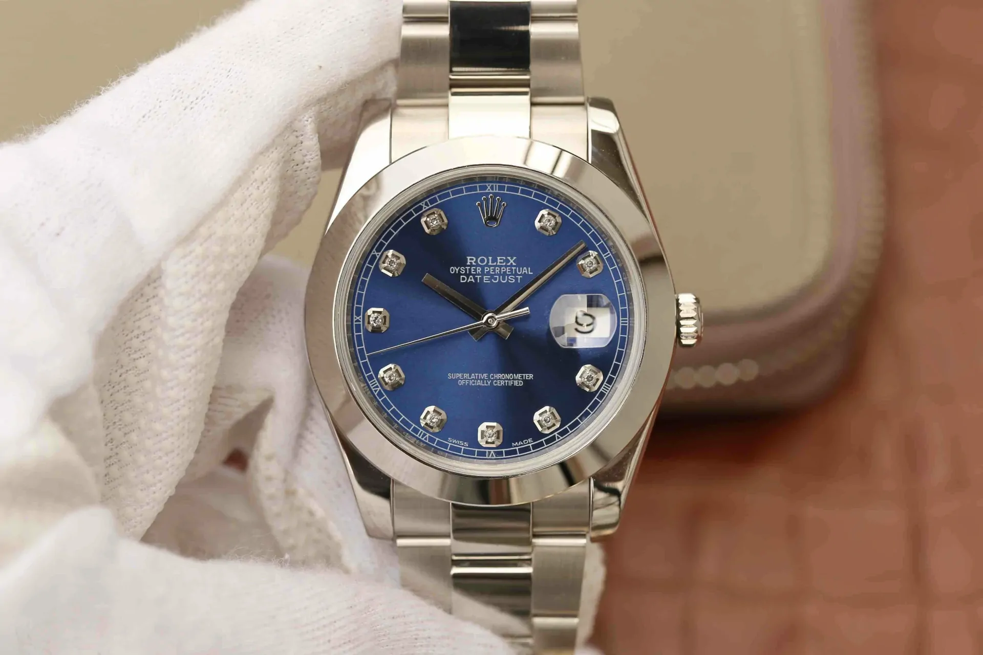 Rolex Datejust M126300 EW Factory Stainless Steel Strap