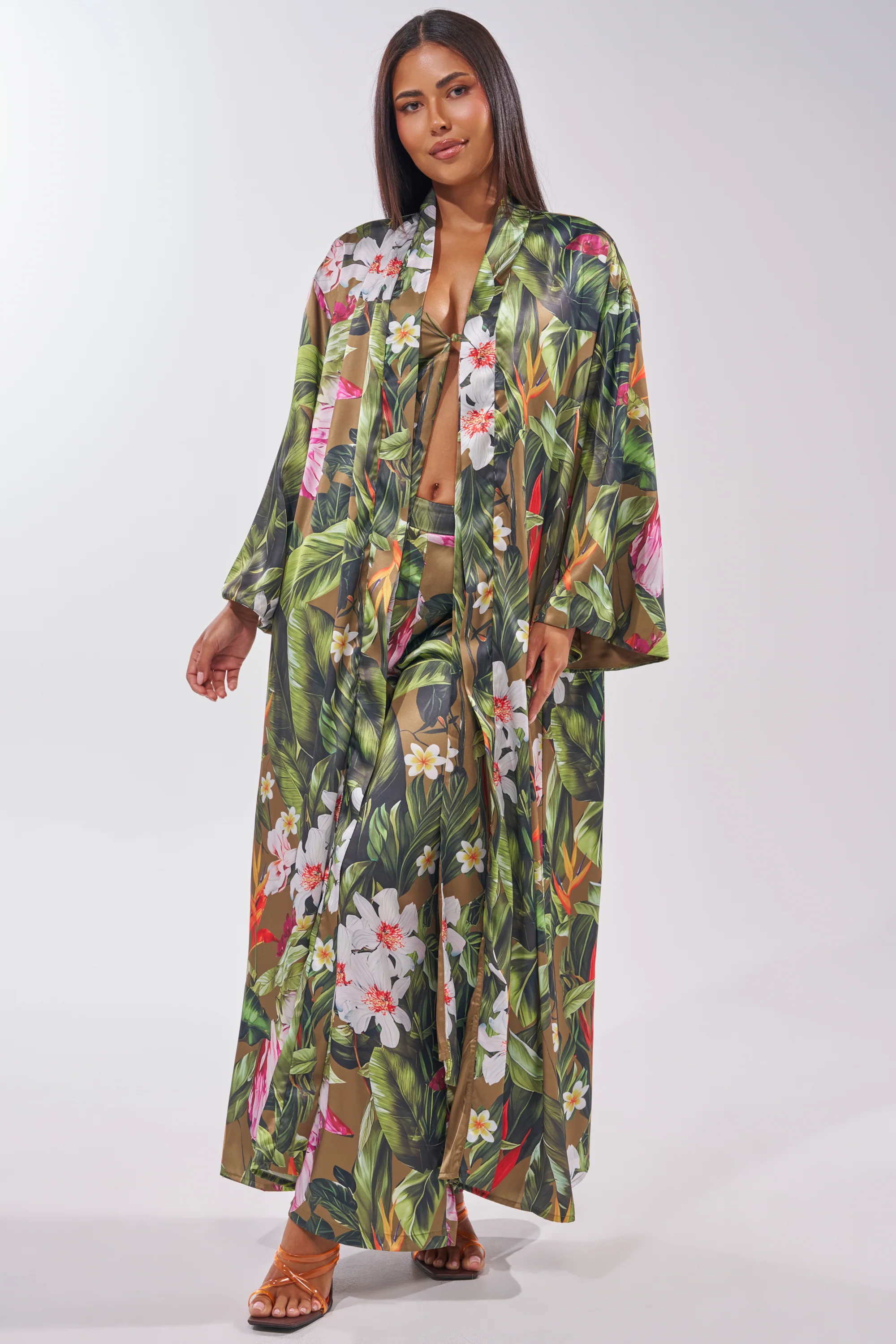 INTO THE WILD FLORAL DUSTER - Akira Store