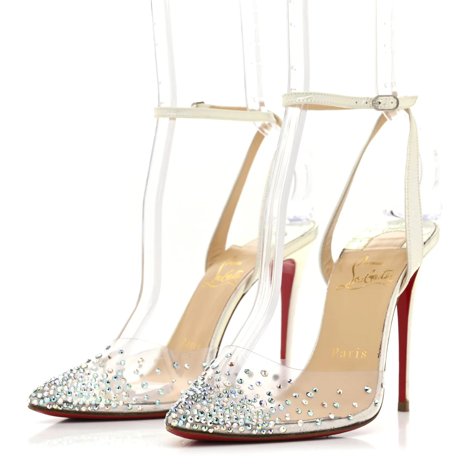 PVC Calf Alicoco Spikaqueen 100 Pumps 36.5 White