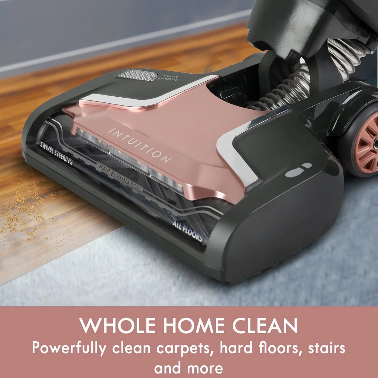 BU4050 Intuition Bagged Upright Vacuum Cleaner for Carpet, Hard Floor, Rose Gold - Image 7