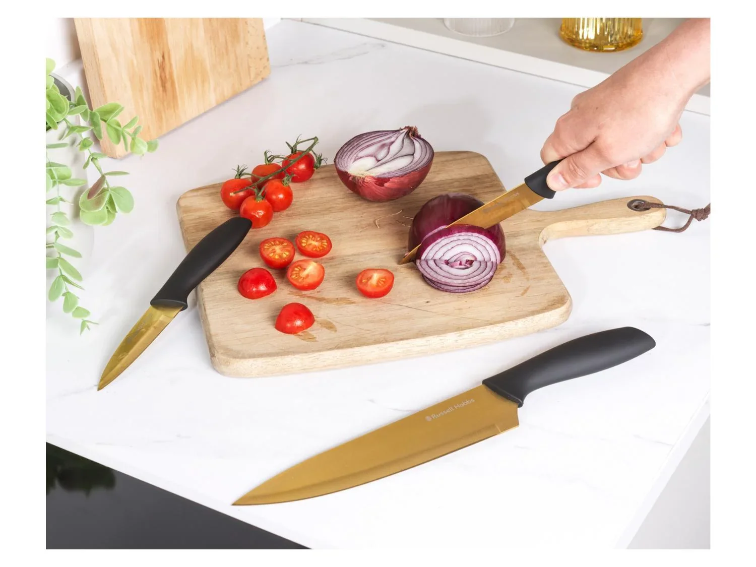 Russell Hobbs Set de 3 couteaux de cuisine