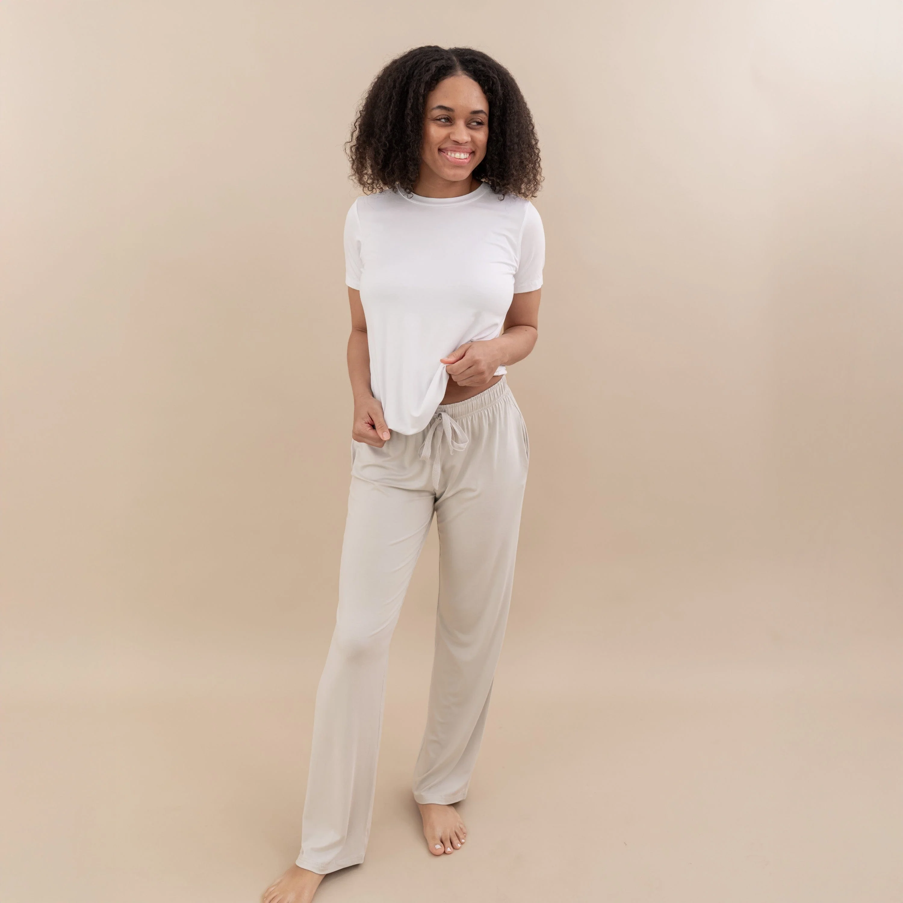 Women's Lounge Pants in Oat