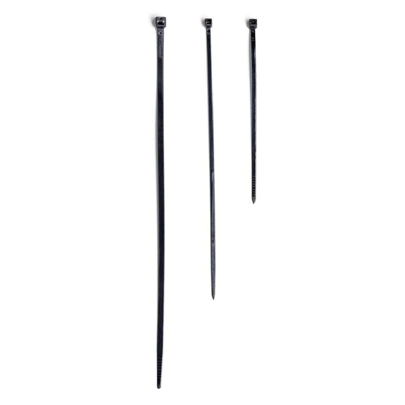 Lot de 180 colliers de serrage en nylon noir