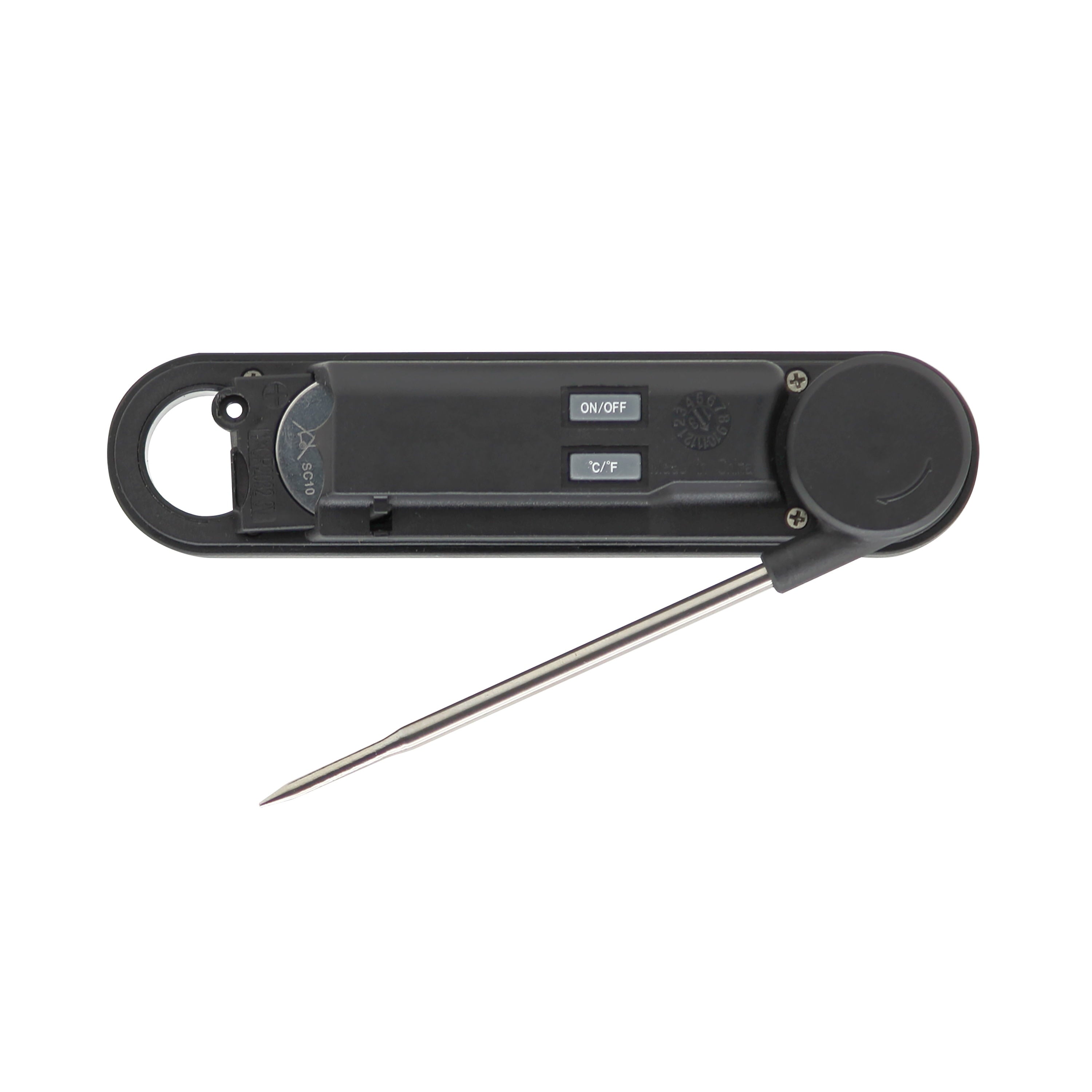 Digital Folding Probe Meat Thermometer with Blue Backlight Display