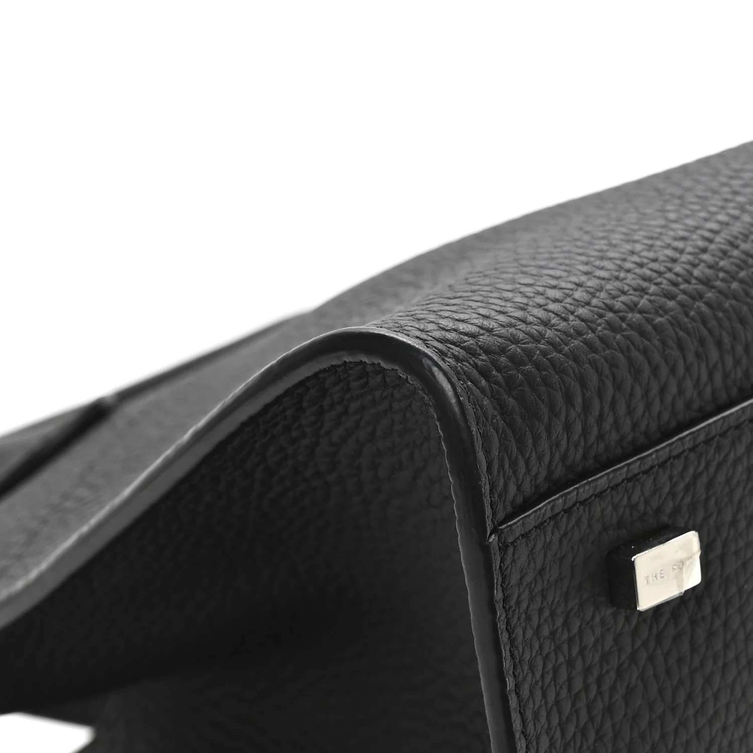 Grained Calfskin Soft Margaux 10 Bag Black