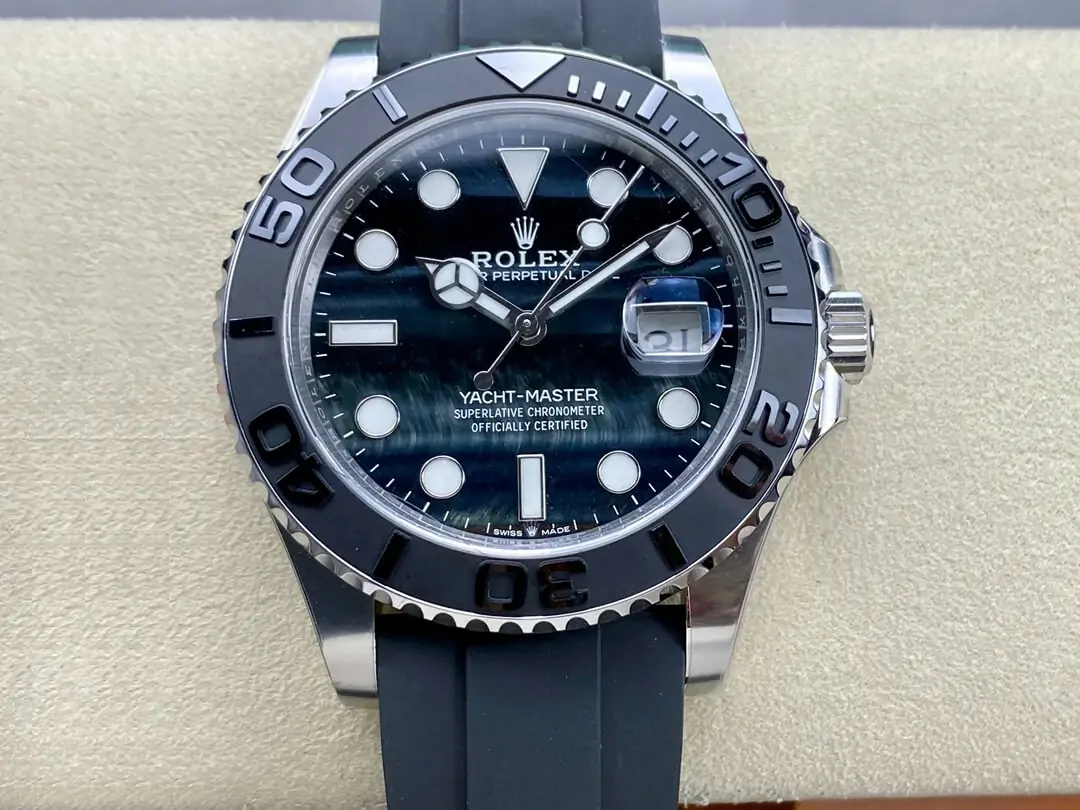 Rolex Yacht Master M226659-0004 Clean Factory Black Rubber Strap