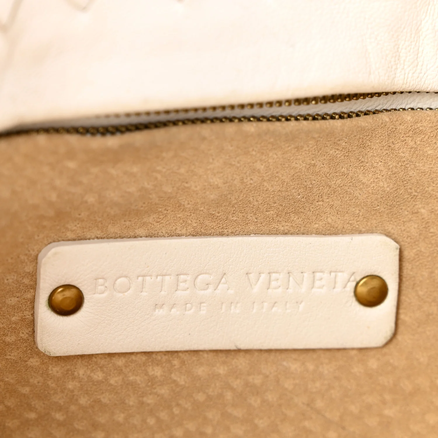 Nappa Intrecciato Small Capri Tote White