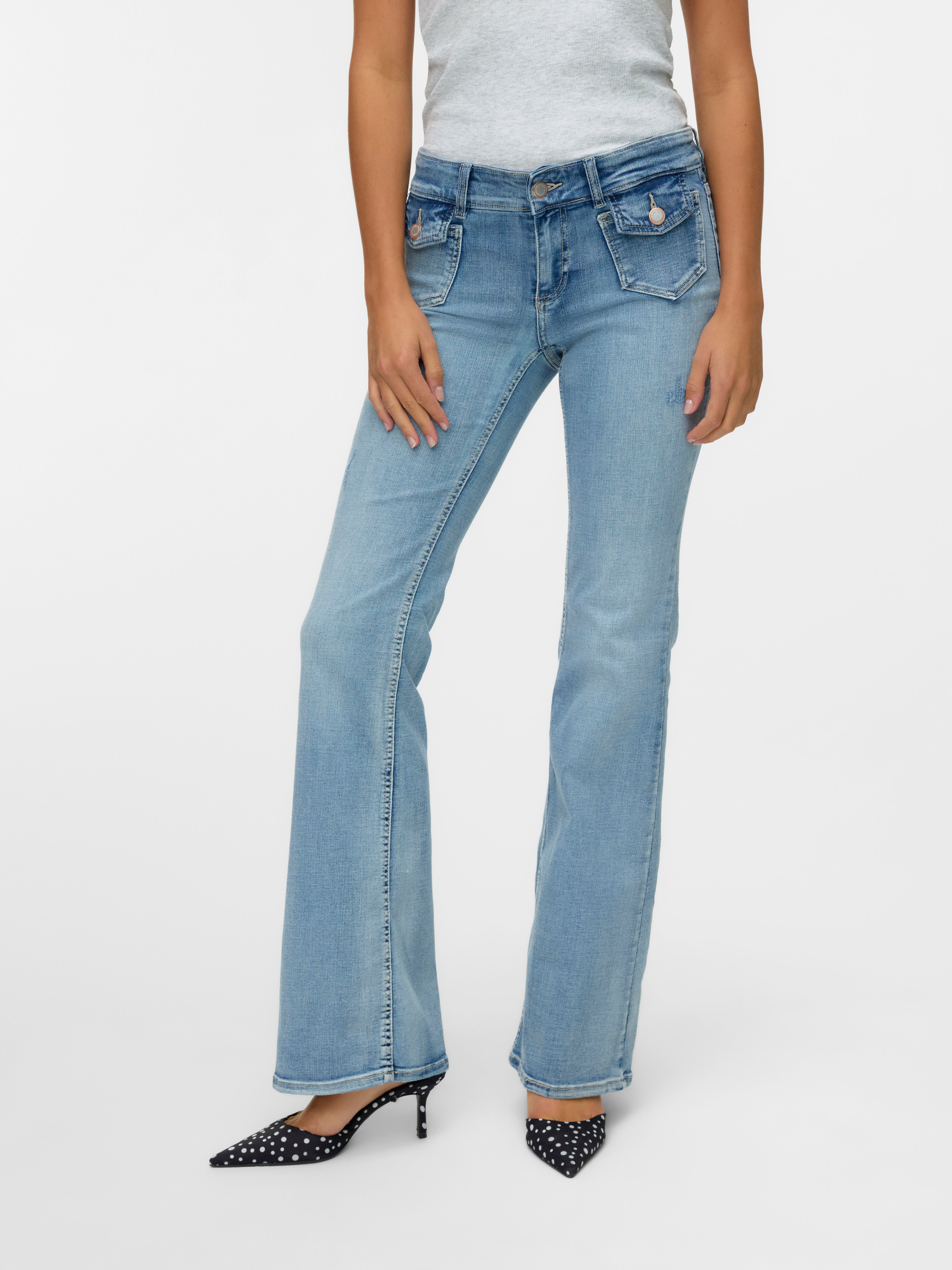 VERO MODA® VMJEAN Low rise Flared Fit Jeans