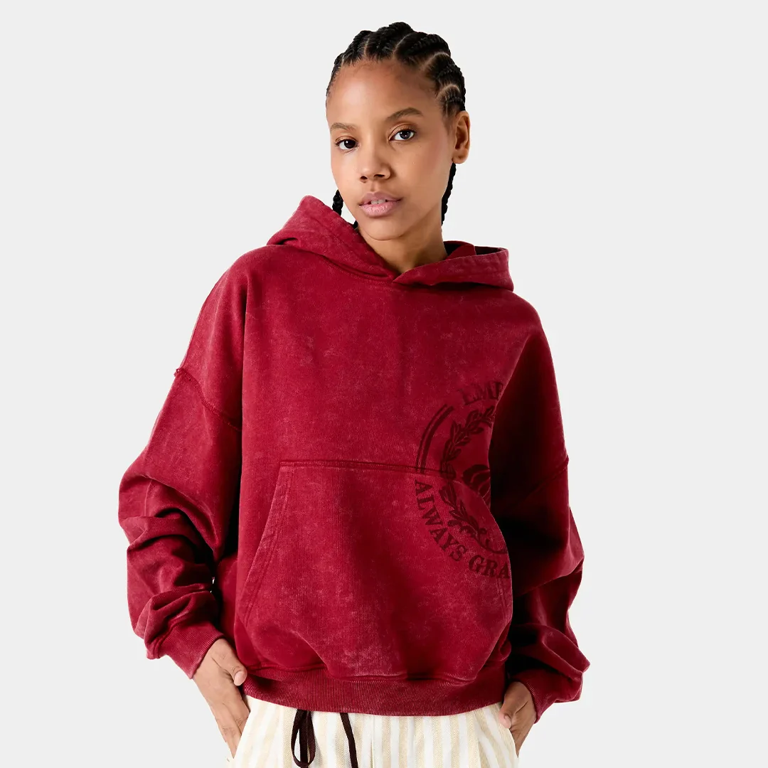 Min Pomegranate Oversized Hoodie