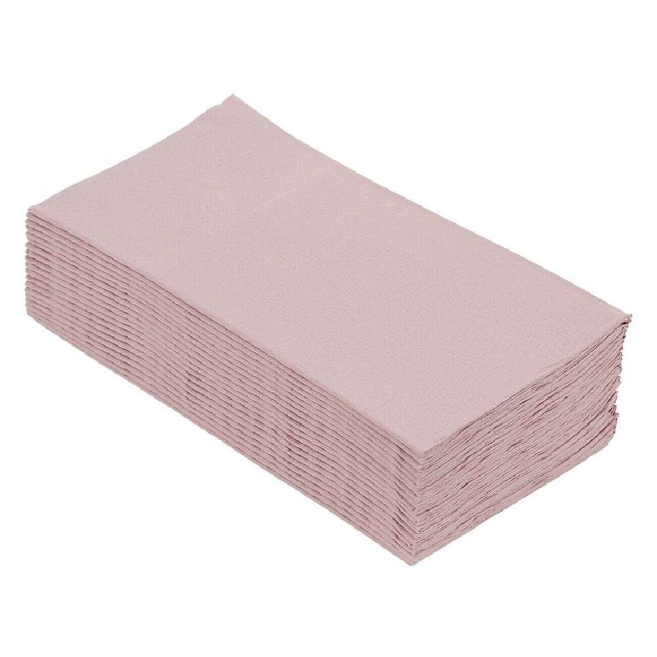 Serviette range couverts 40cm rose x20