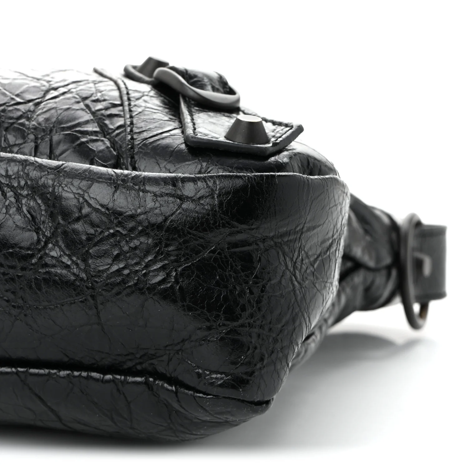 Agneau Arena Classic Hardware Le City First Bag Black