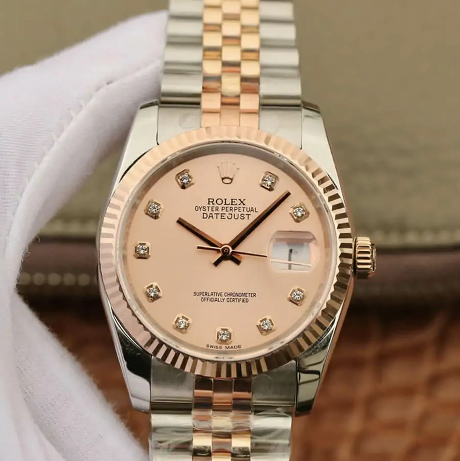 Rolex Datejust 116231 36MM GM Factory Diamond-Set Bezel