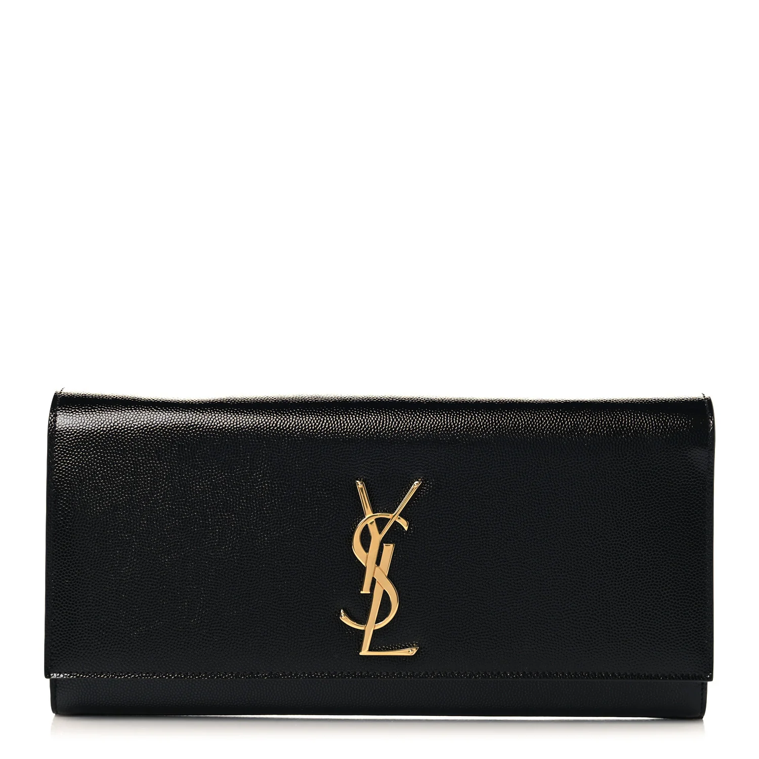Grain De Poudre Monogram Cassandre Clutch Black