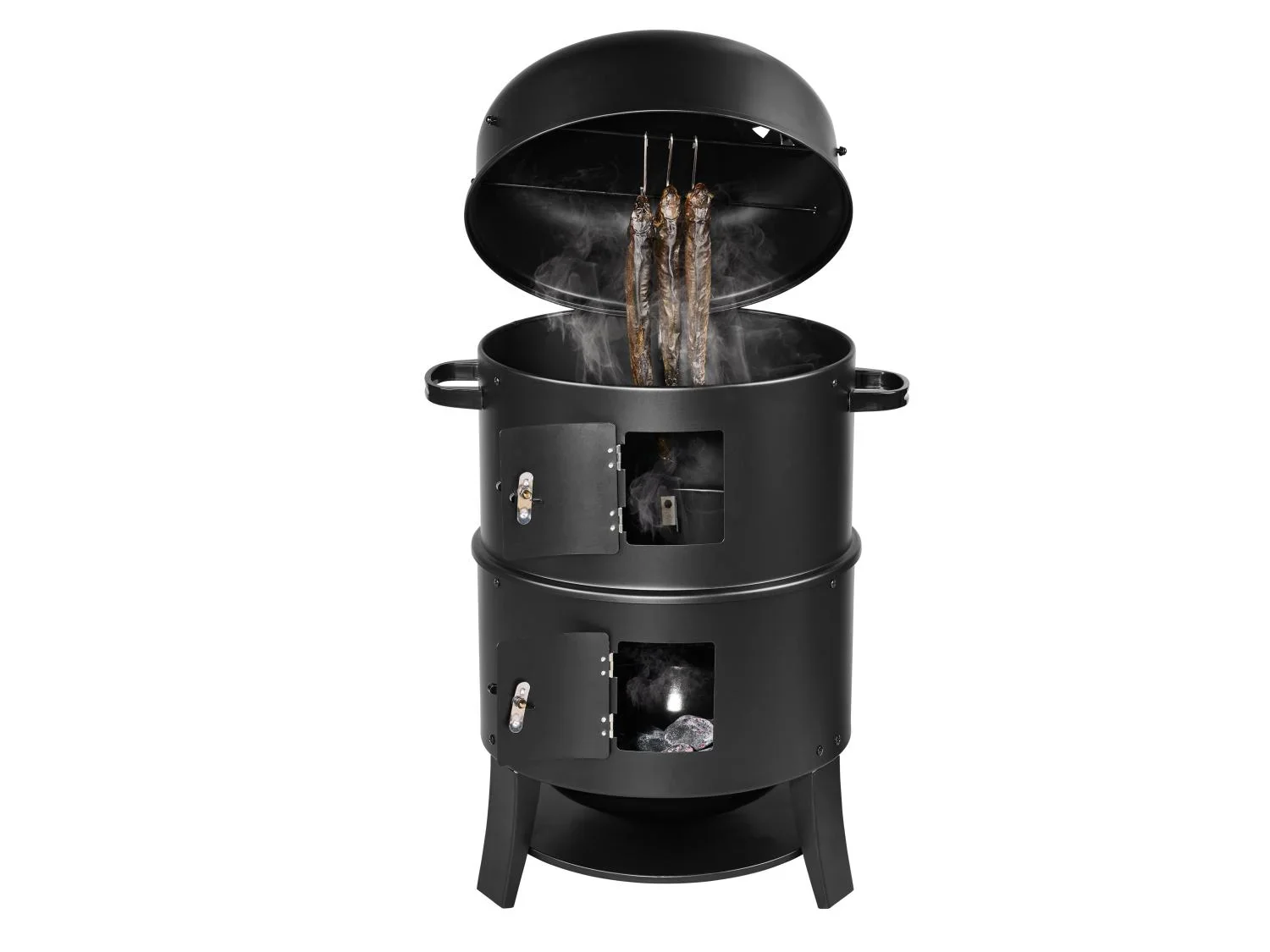 GRILLMEISTER Fumoir 3 en 1,  38 cm