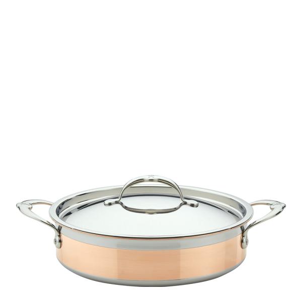 Copperbond sauteuse med lokk 3,3L kobber