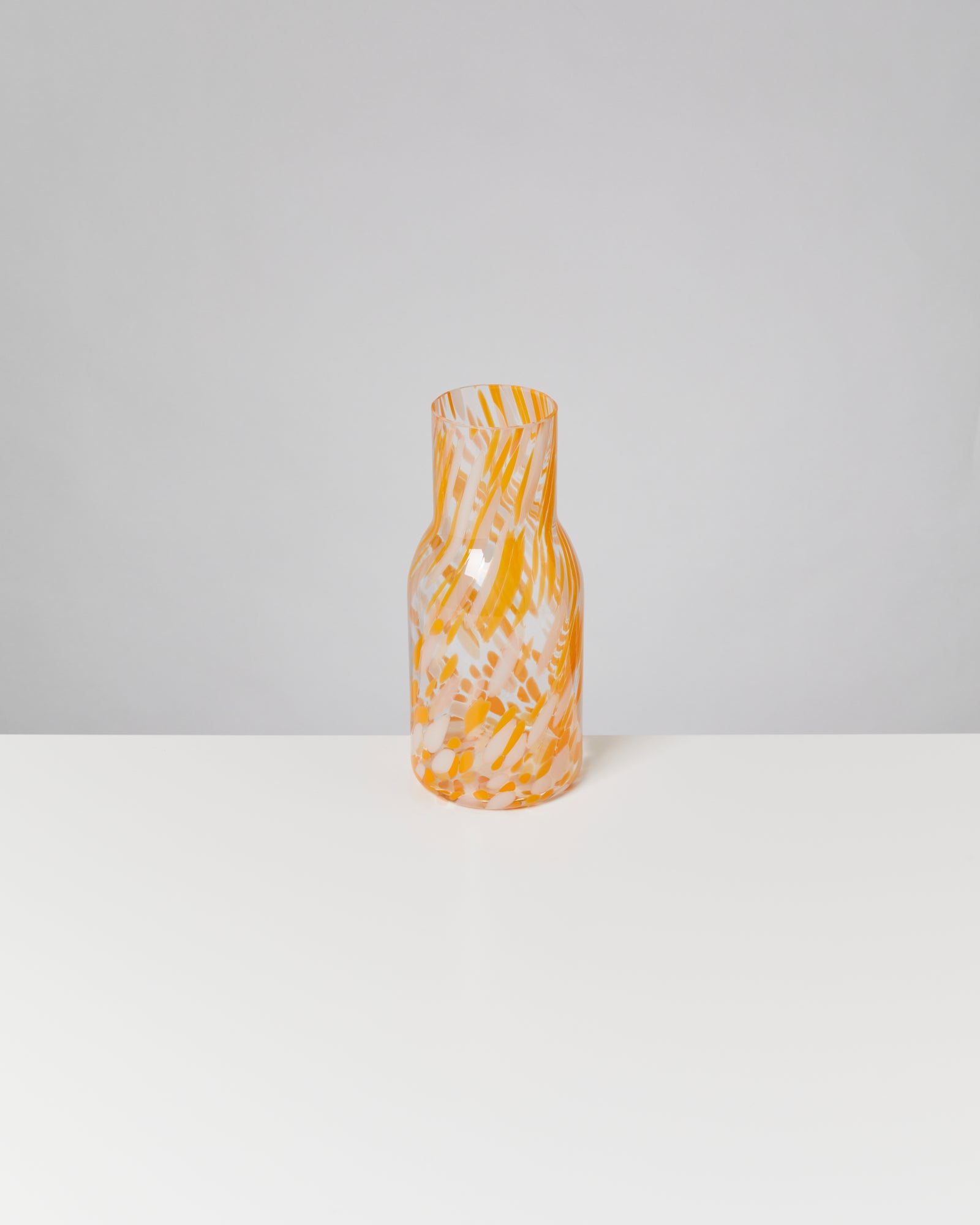 JOIA - GLASS CARAFE DROPS ORANGE