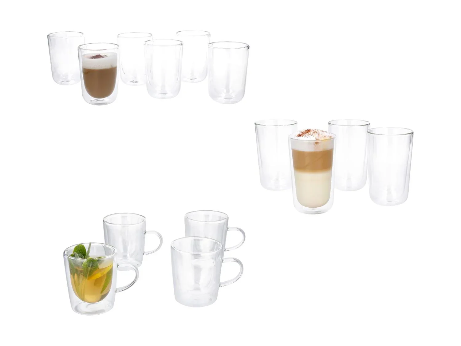SILVERCREST Verres  double paroi