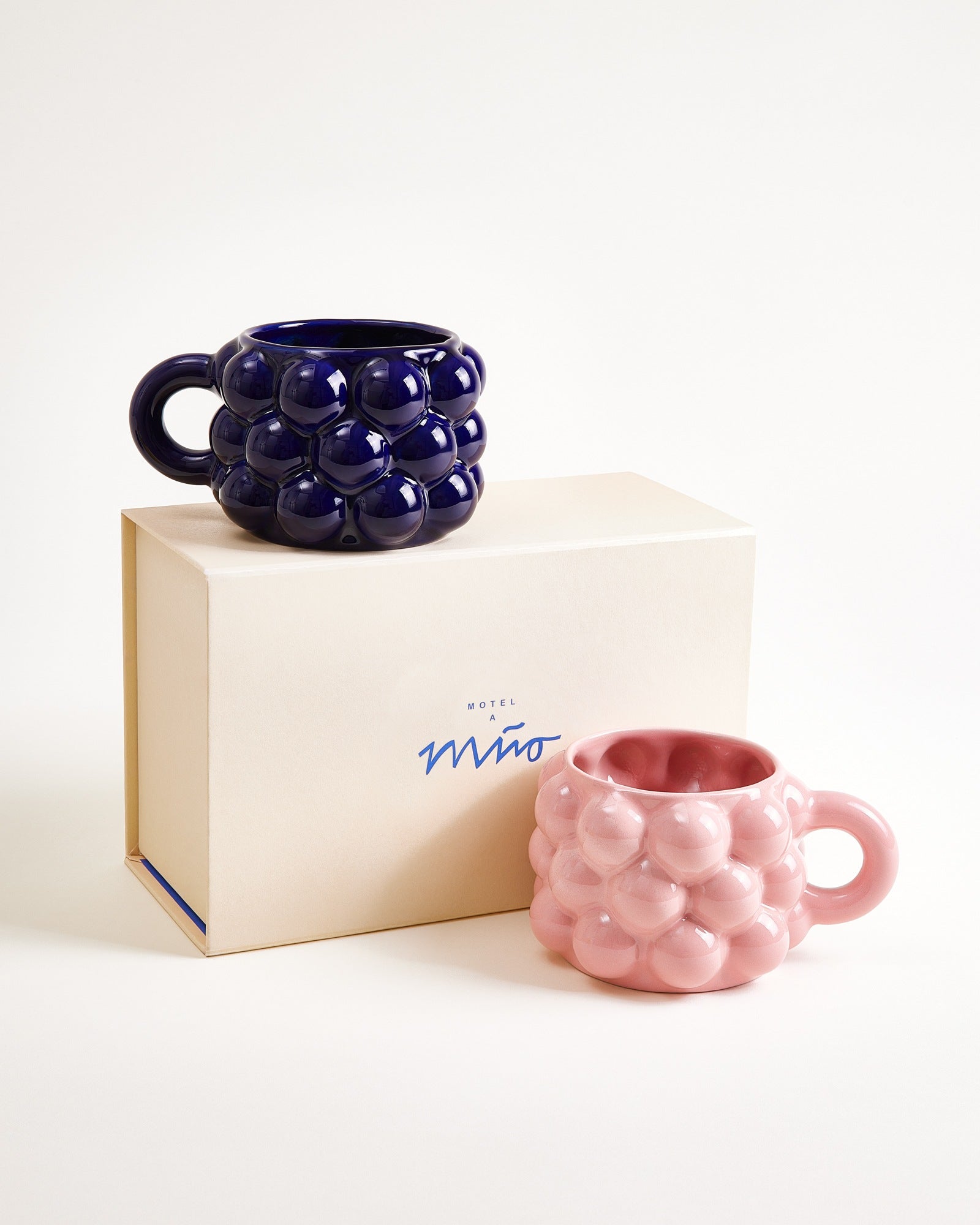 MAM X PATRICK VOGEL - GIFT SET LARGE MUG PINK DARK BLUE 3 PIECES
