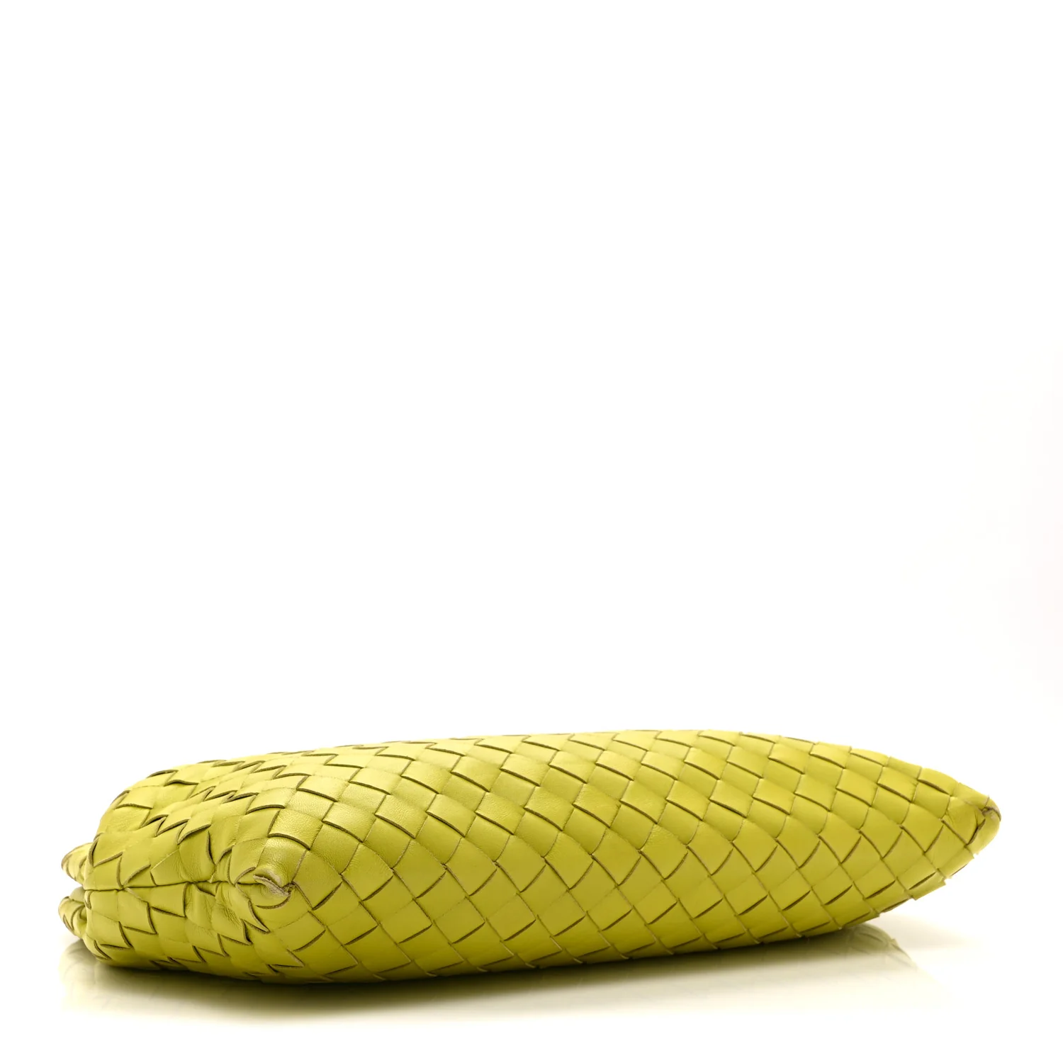 Nappa Intrecciato Clutch  Seagrass
