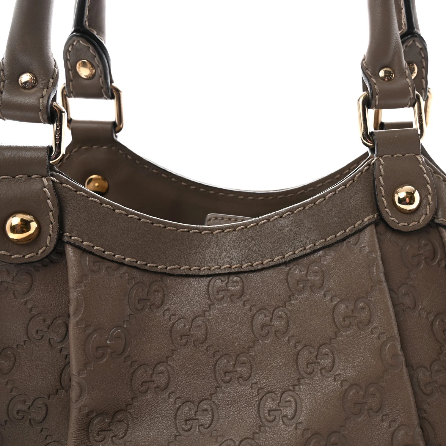 Guccissima Medium Sukey Tote Taupe