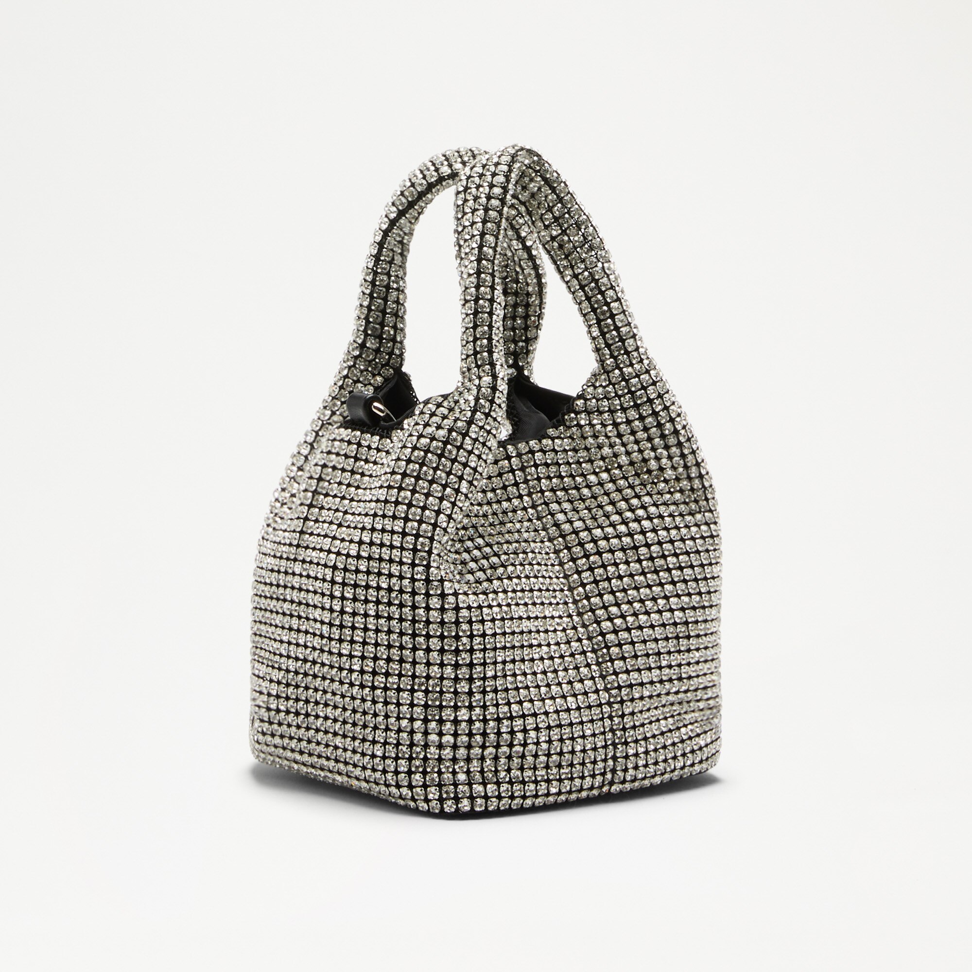 Glisten Tote<br>Rhinestone Crystal Bucket Bag