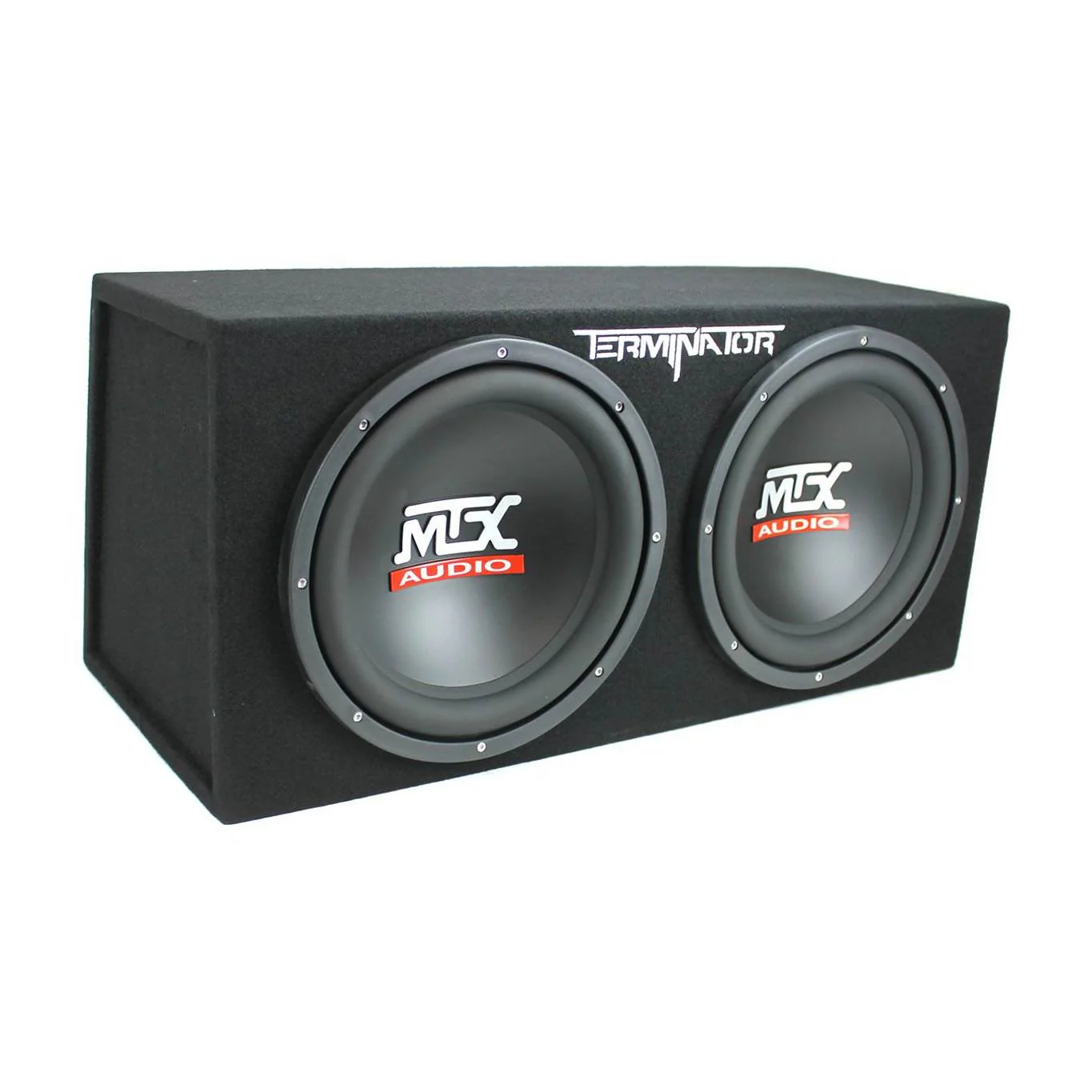 Caisson de basses double charge 1200 W + Amplificateur 1500 W + Condensateur