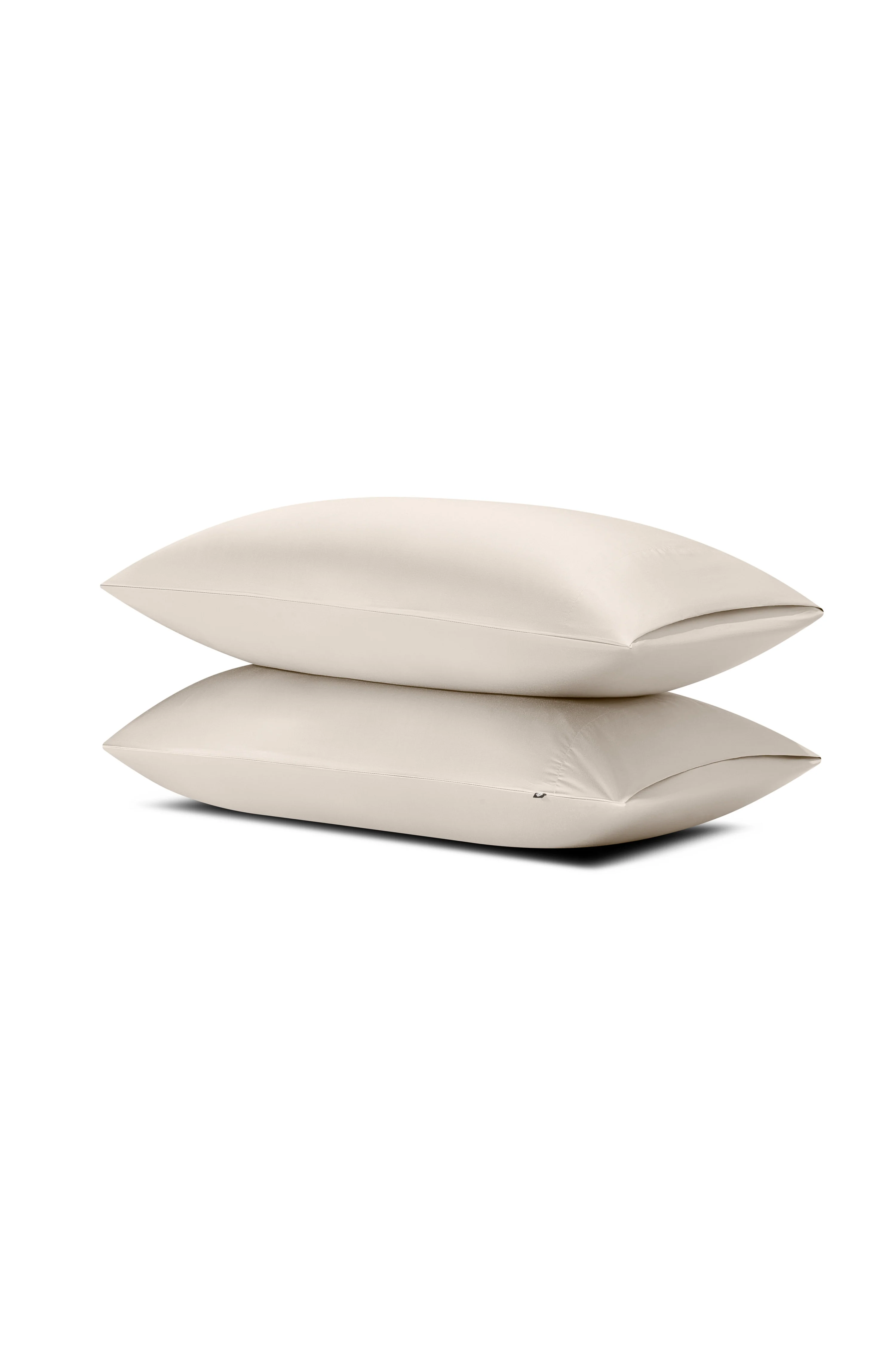 Bamboo Sateen Pillowcase Set in Sand Stone