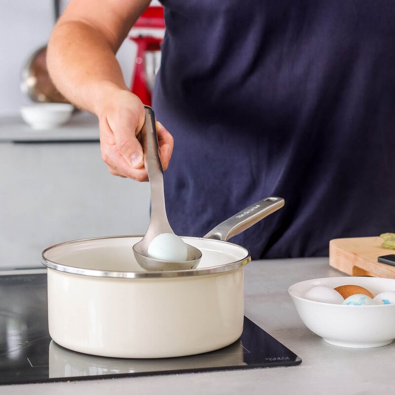 Premium suppesleiv 32 cm rustfritt stål