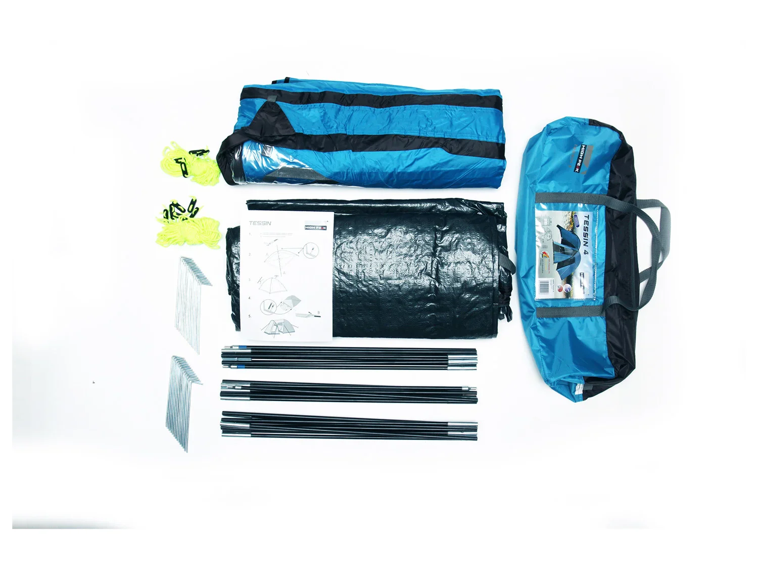 HIGH PEAK Tente Tessin 4, 4 personnes