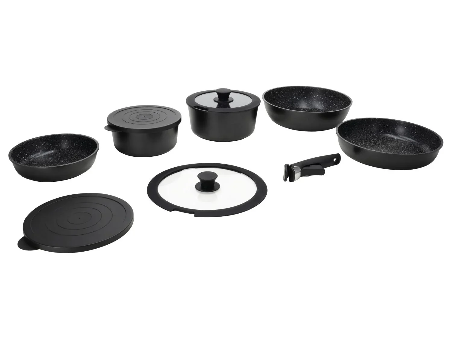 SILVERCREST Batterie de cuisine en fonte d'aluminium