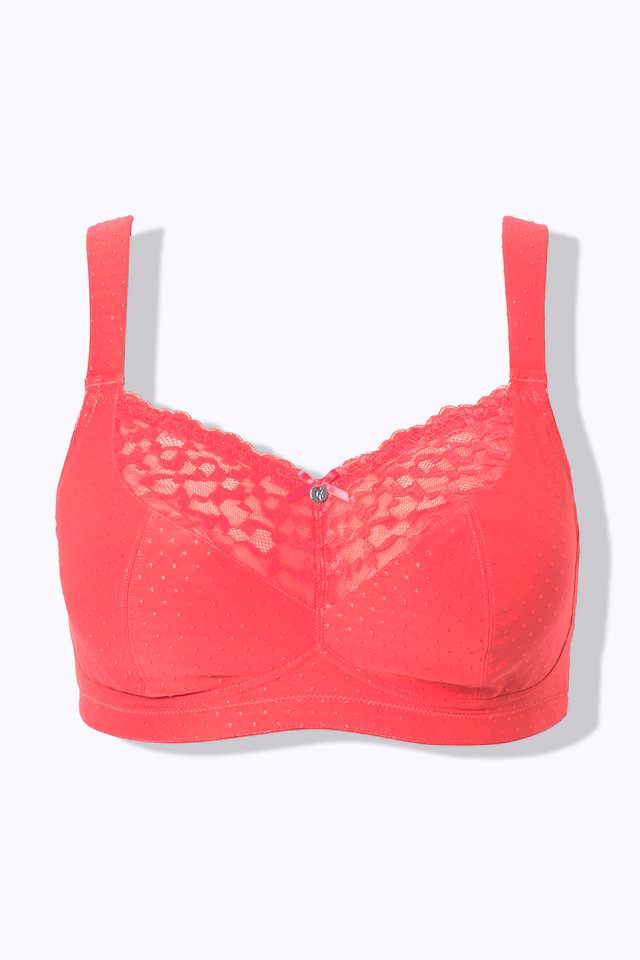 Lace Detail Underwire-Free Bra