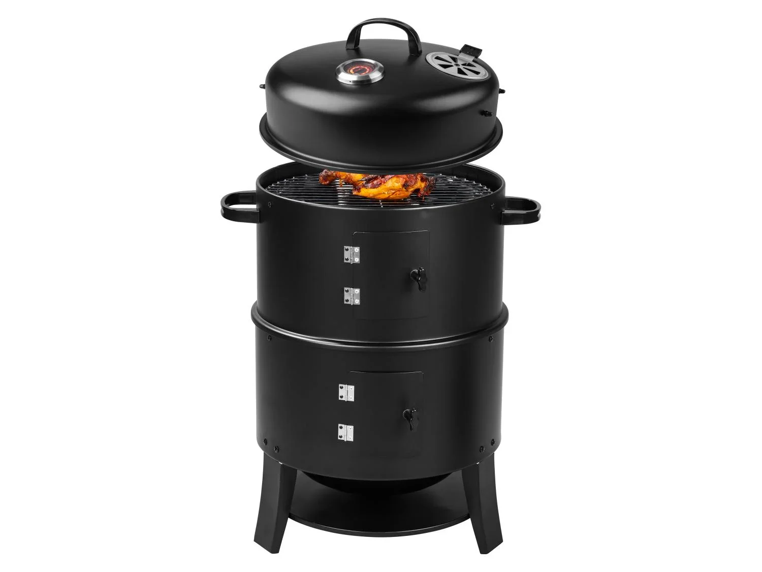 GRILLMEISTER Fumoir 3 en 1,  38 cm