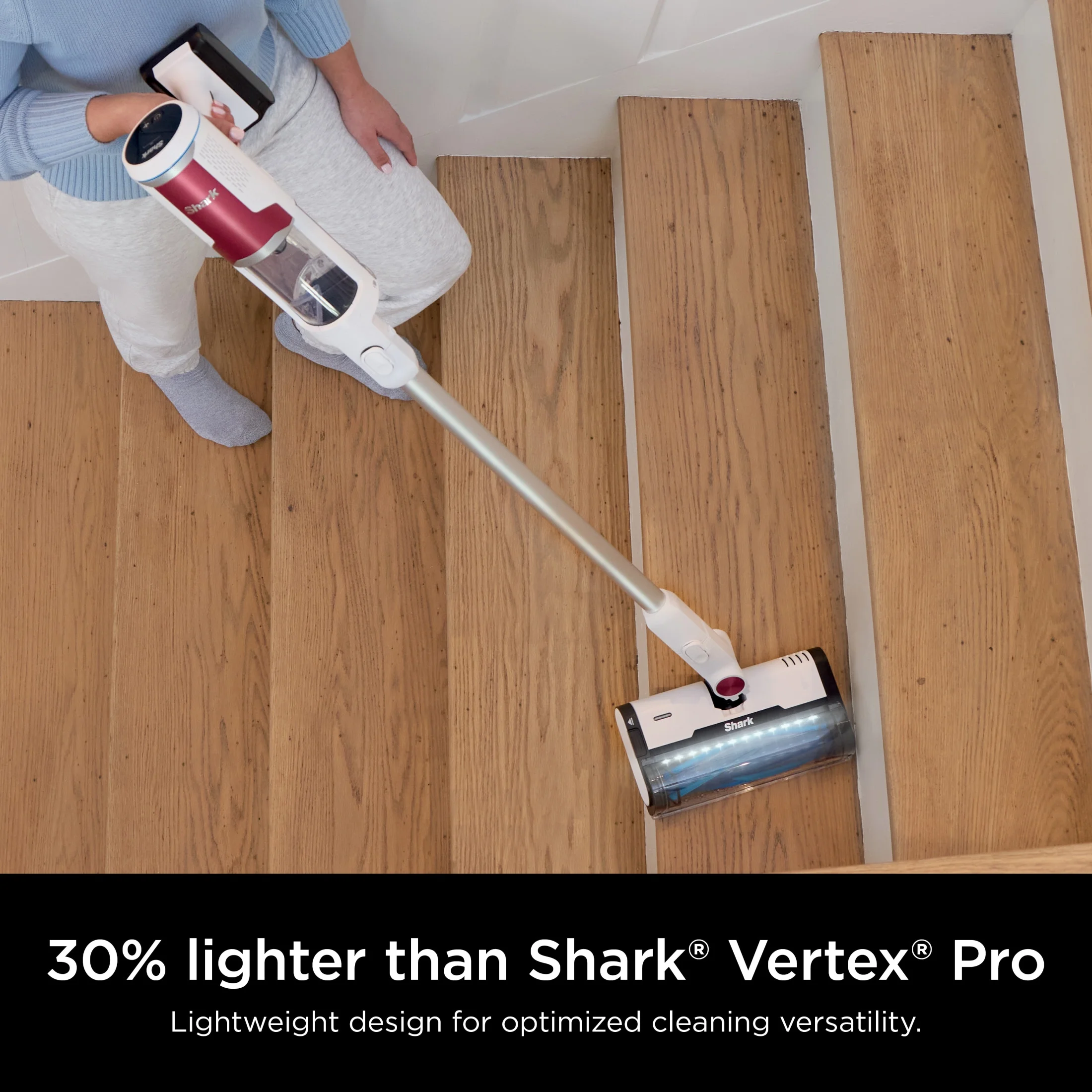 Clean Empty Cordless Stick Vacuum, Carpet and Hardfloors, Auto Empty Base, Self Cleaning Brushroll, HEPA Filter, BU3120 White(White+Bold Magenta) Image 4