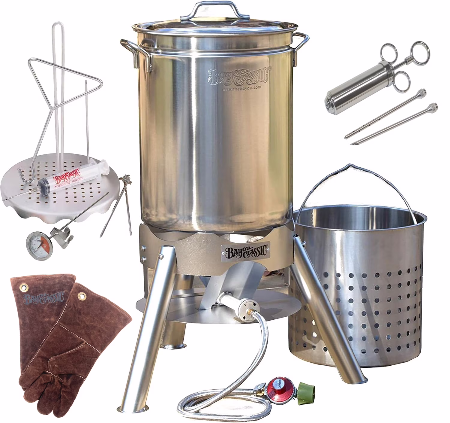 44 qt Stainless Steel Turkey Fryer
