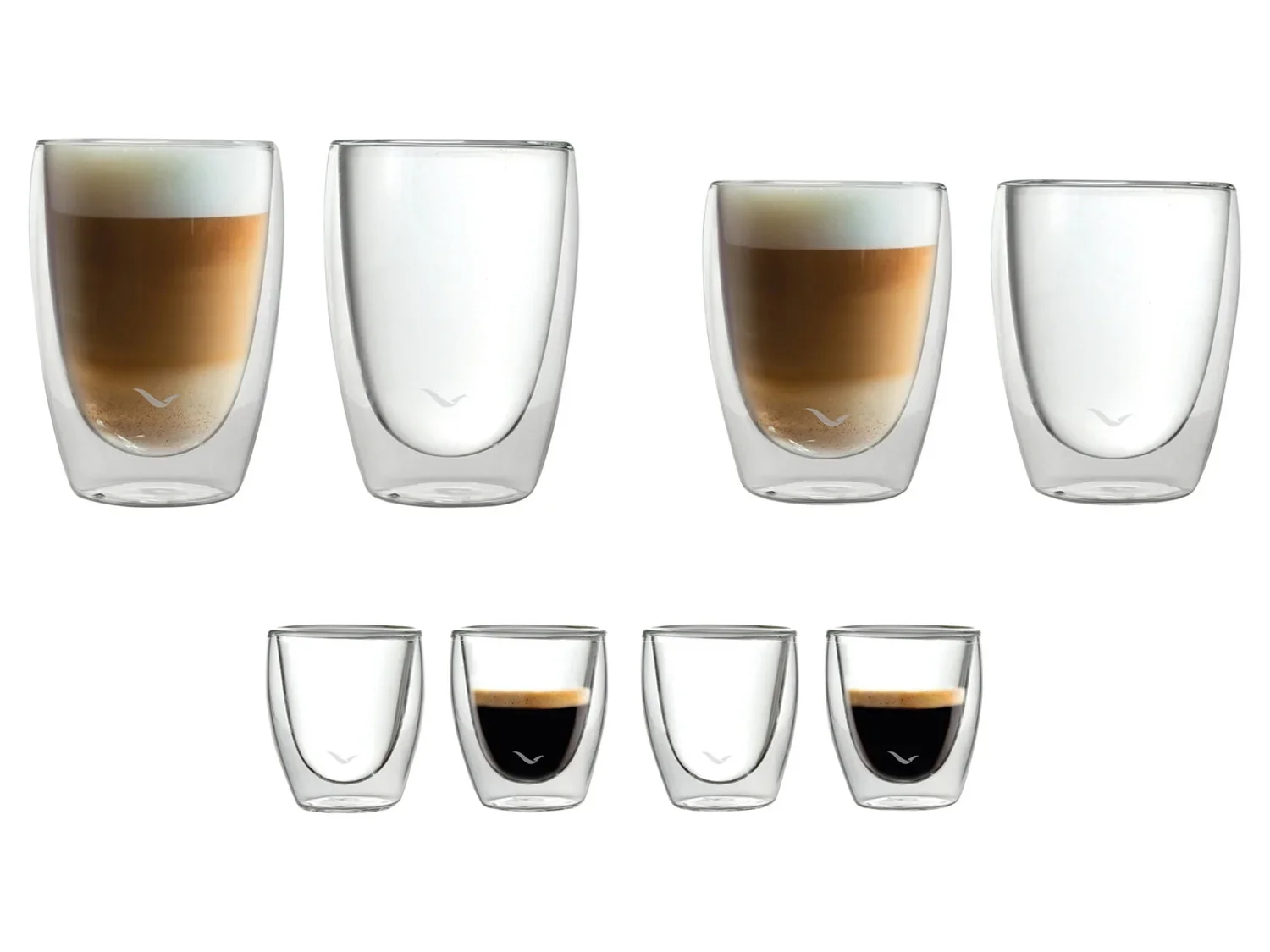 Mvenpick Lot de verres  double paroi