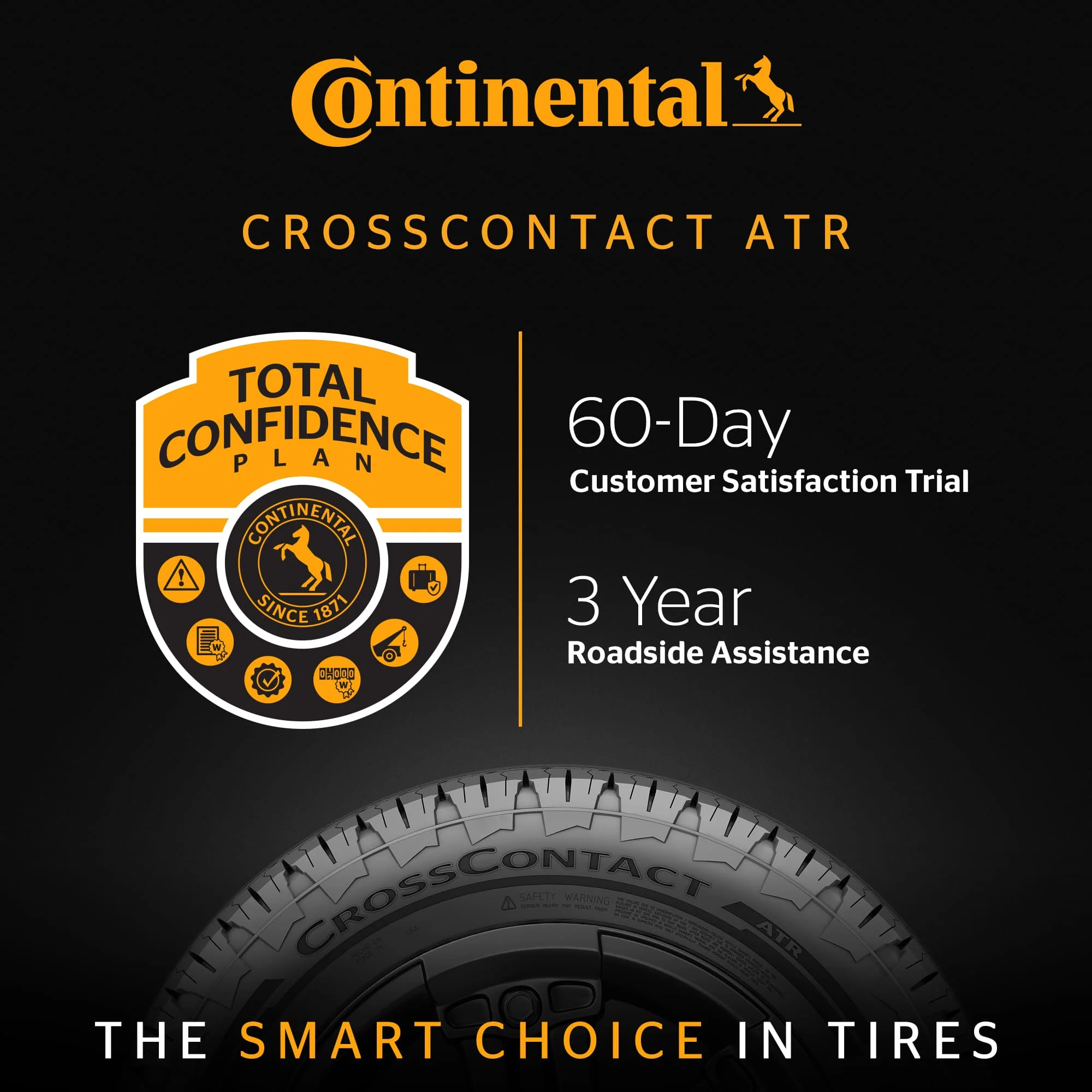 Continental Conticrosscontact ATR All-Terrain 235/60R18 107T XL SUV/Crossover Tire