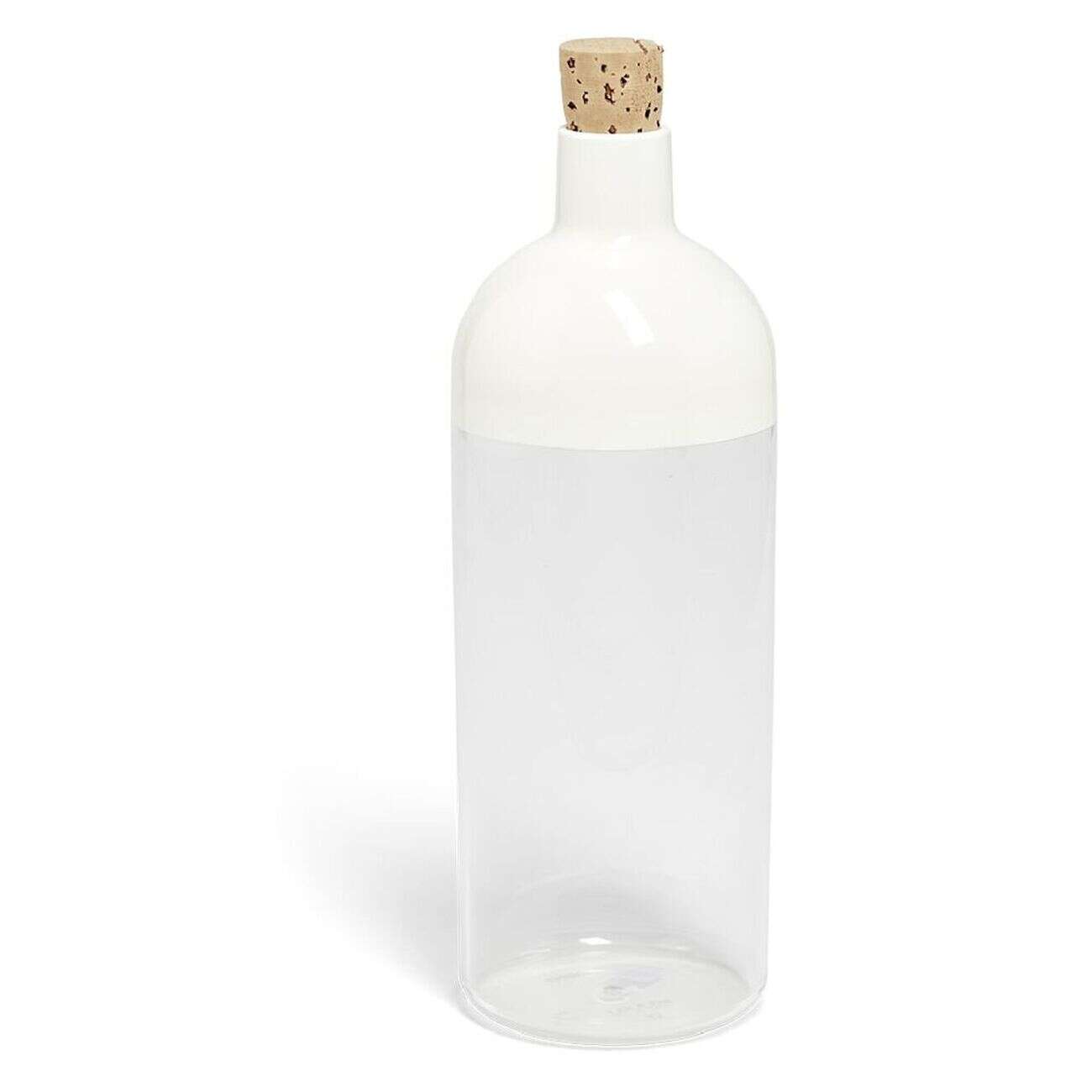 Bouteille récipient 900ml plastique transparent