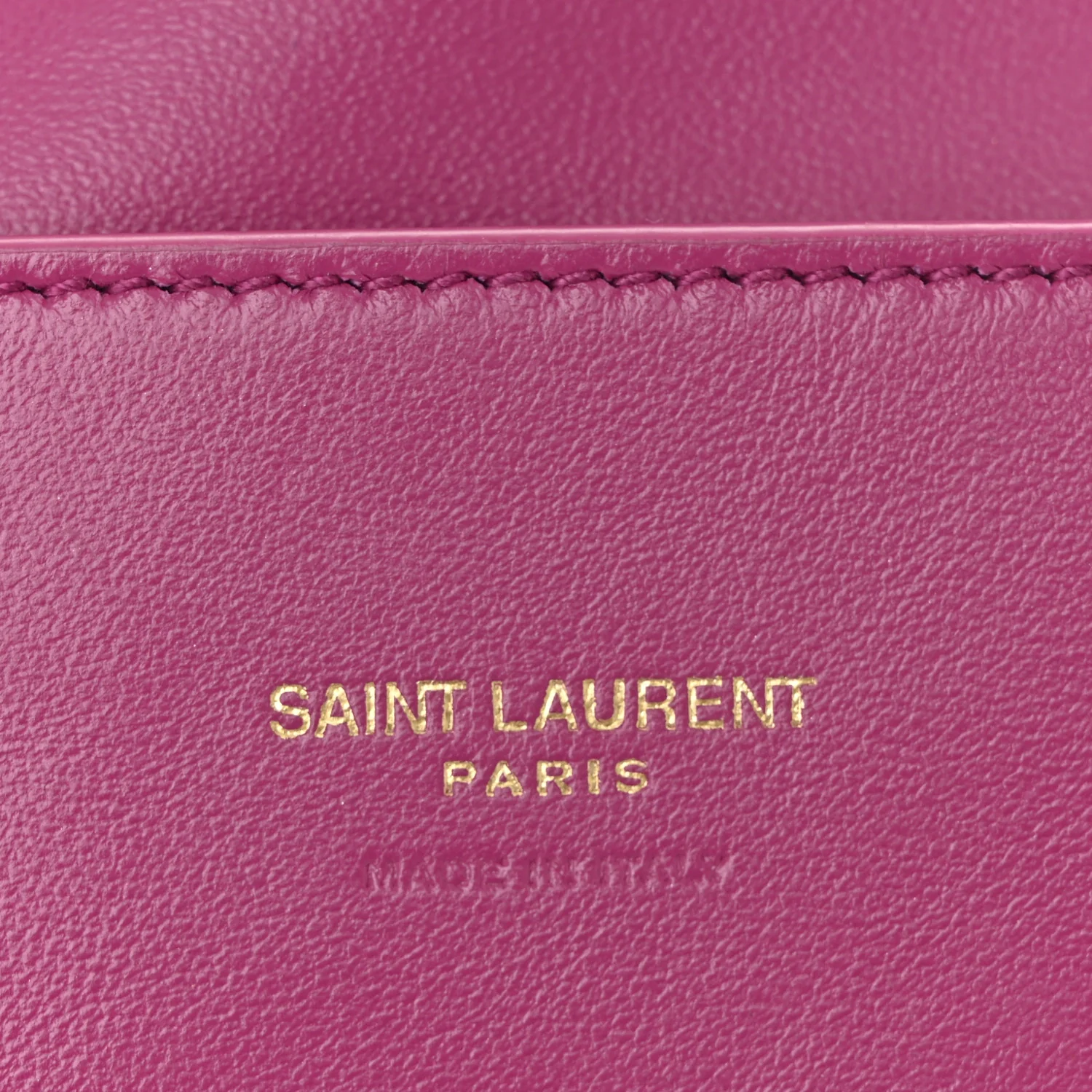 Smooth Calfskin Suede Medium Reversible Monogram Kate Satchel Rose Rubis
