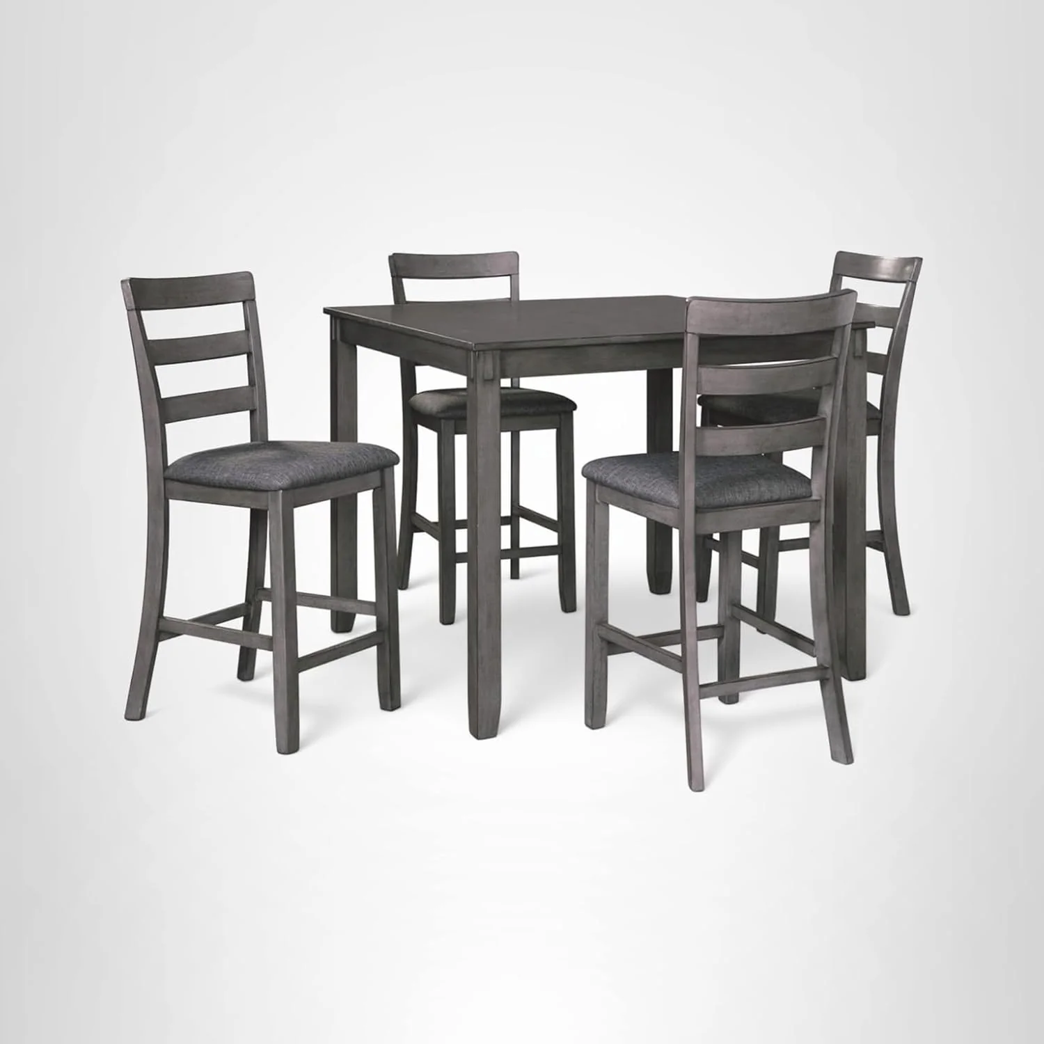 Ensemble de salle à manger 5 pièces Signature Design by Ashley Bridson comprenant une table et 4 tabourets de bar à dossier échelle