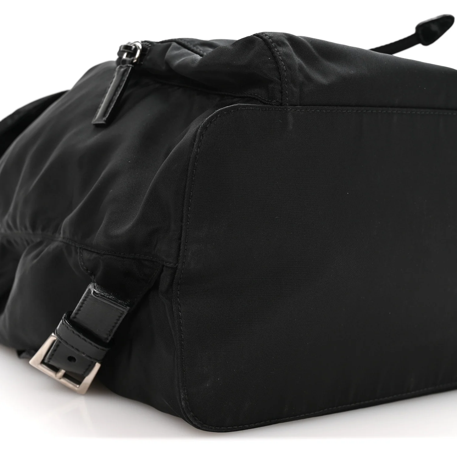 Tessuto Nylon Vela Cinch Backpack Black