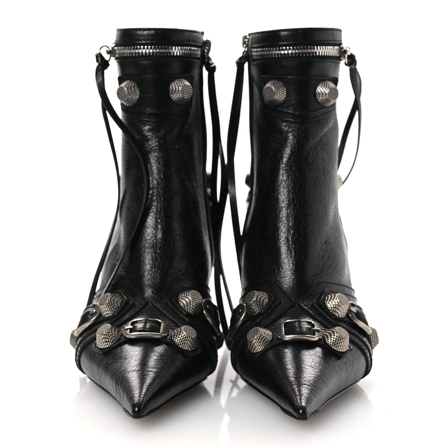 Agneau Arena Cagole 70mm Ankle Boots 36 Black