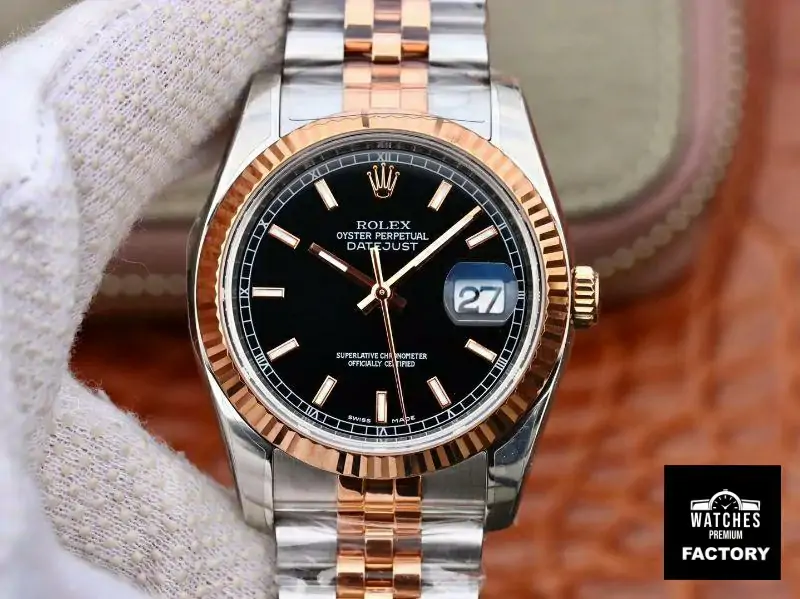 Rolex Datejust 36MM 126231 AR Factory Black Dial