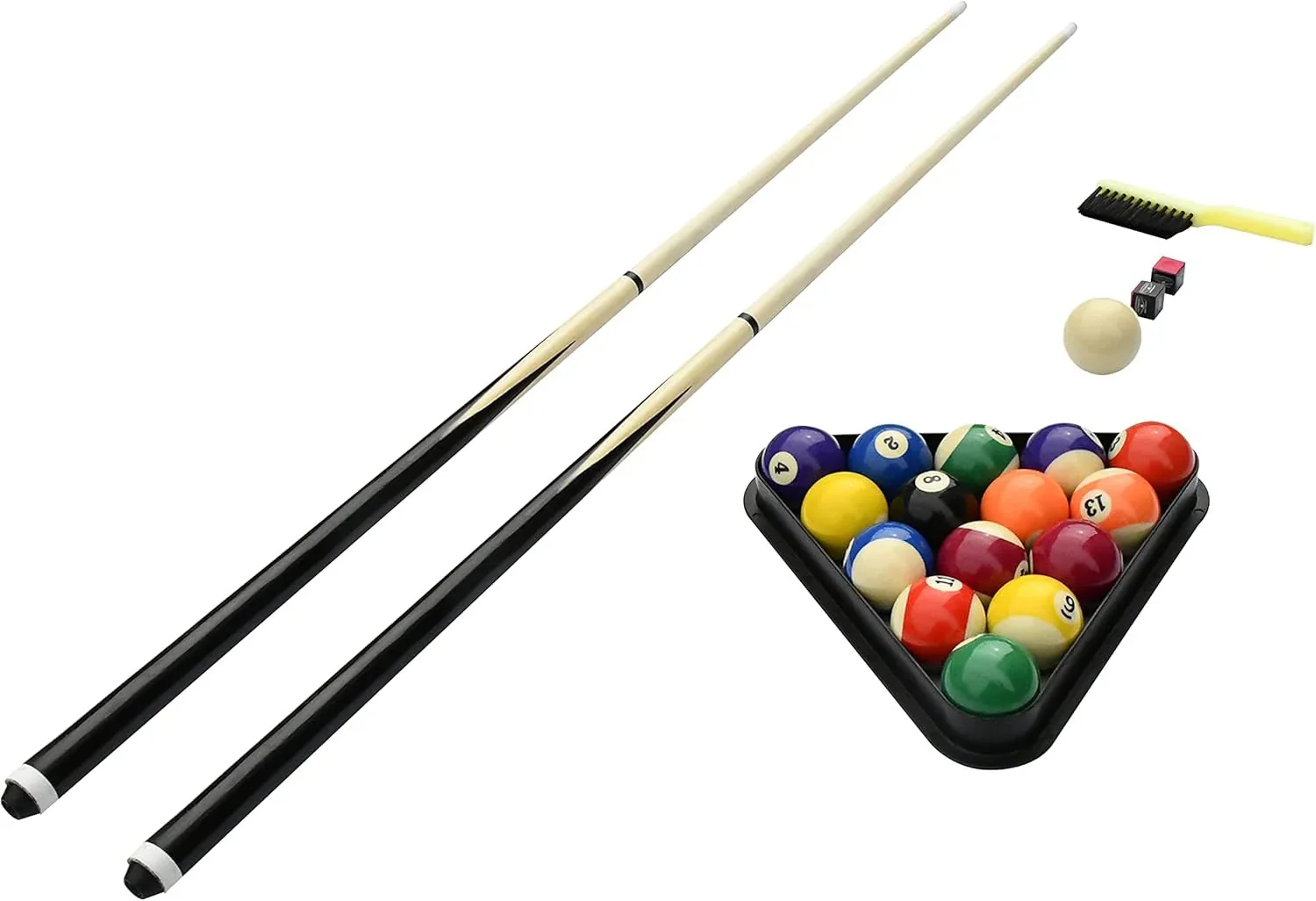 6 ft Portable Pool Table, Adults Folding Billiards Tables for Game Room with Easy Foldable Storage, Includes Full Set of Billiard Balls,…