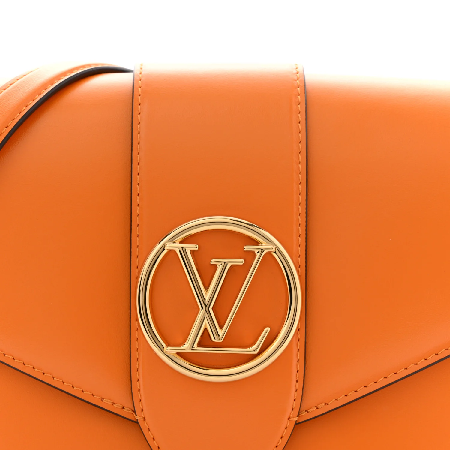 Smooth Calfskin LV Pont 9 Summer Gold