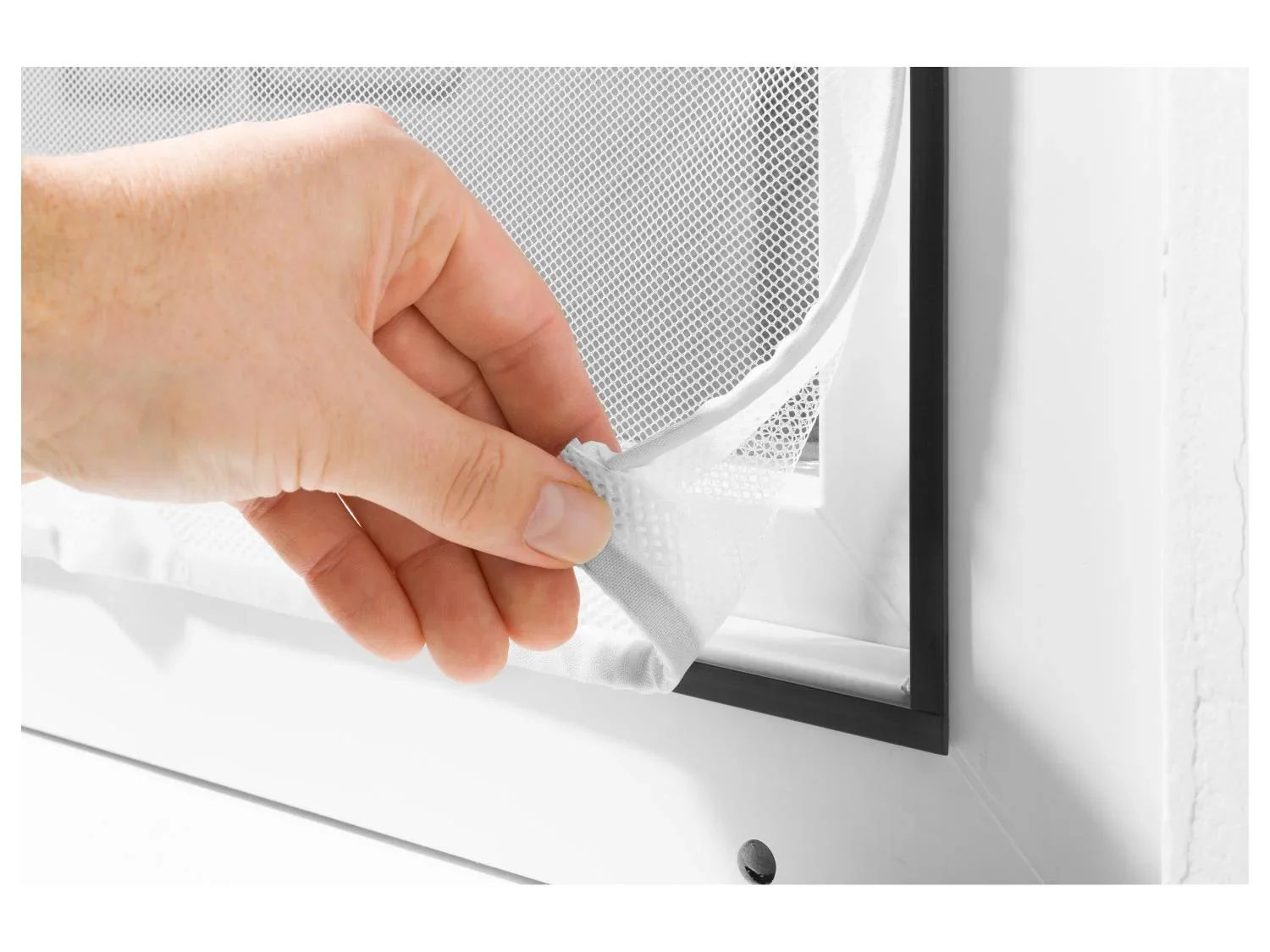 LIVARNO Moustiquaire de fentre avec fermeture magntique, 130 x 150 cm