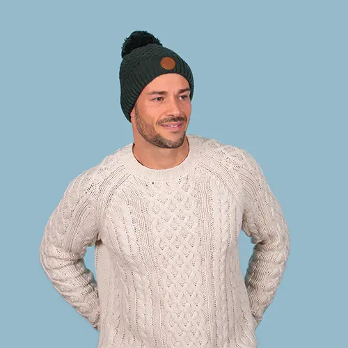 Bonnet Jungle Bird Vert