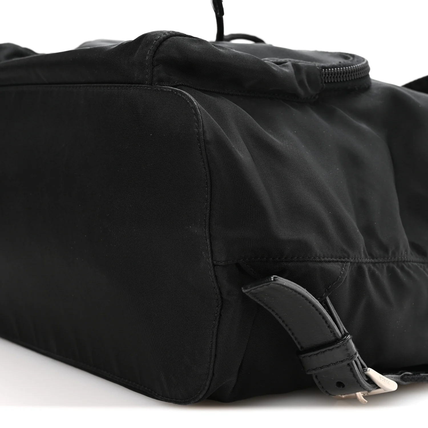 Tessuto Nylon Vela Cinch Backpack Black